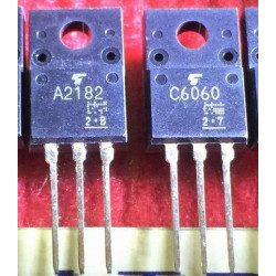 2SA2182 2SC6060 A2182 C6060 New Toshiba Pair 5PCS/LOT 2SA2182 2SC6060 A2182 C6060 New Toshiba Pair 5PCS/LOT