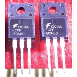 FCPF190N60 190N60 TO-220F 5PCS/LOT FCPF190N60 190N60 TO-220F 5PCS/LOT