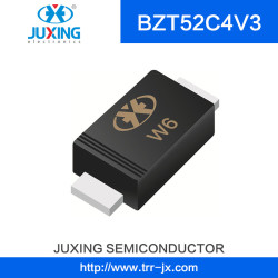Juxing Bzt52c4V3 500MW4.3V Plastic-Encapsulate Zener Diode with SOD-123 Package